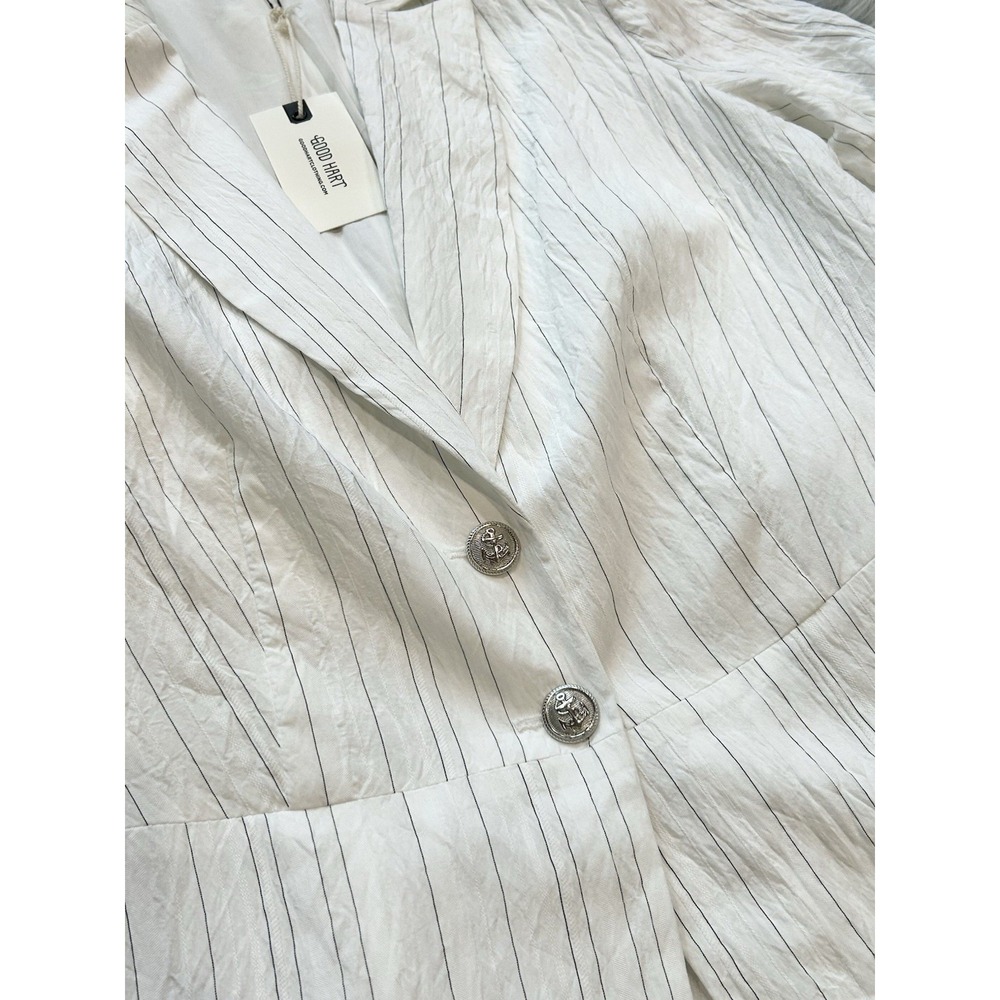 Matilda Jane Good Hart GH Myrtle Beach Striped Nautical Blazer Size S Small NWT - Picture 4 of 6